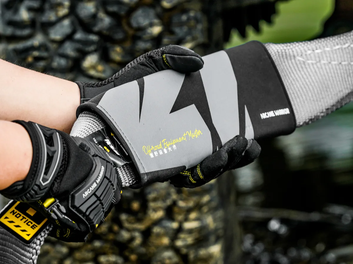 Arcane Warrior towing strap shown close up